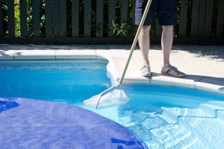 Cleaning Your Pool pump cover shock care control debris home algae pump
